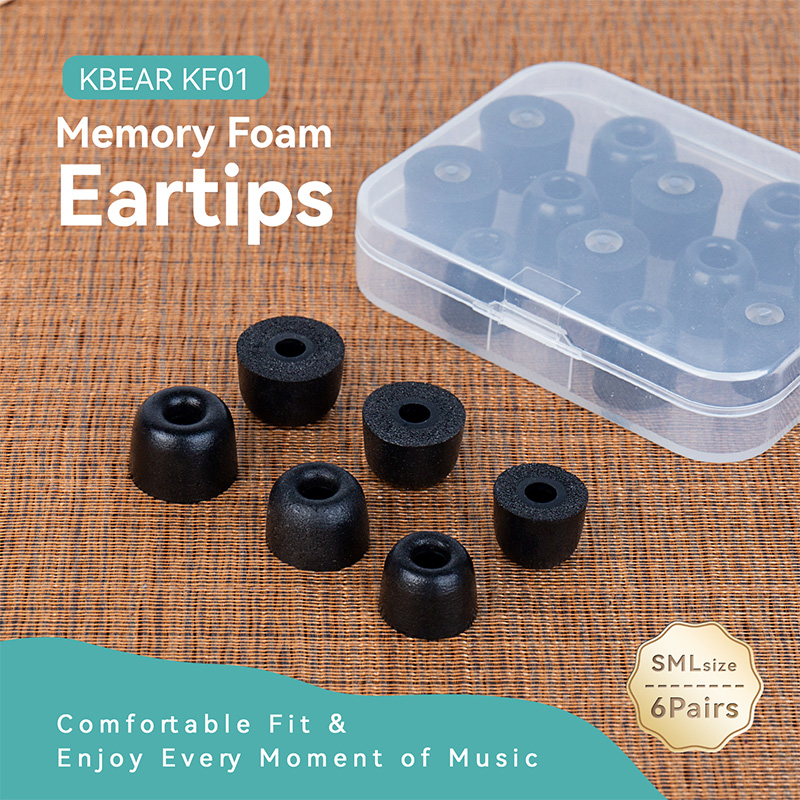 Earphone Foam Tip - أطراف أذن من إسفنج الذاكرة KBEAR