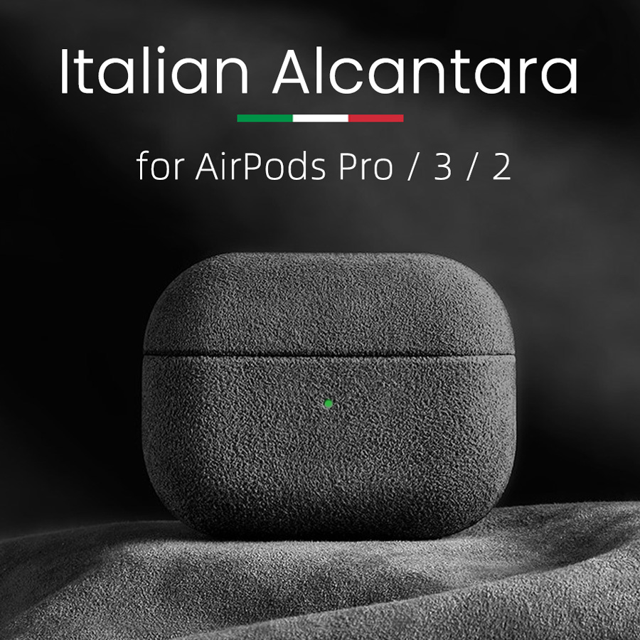 Bluetooth Headset On Ear - حافظة ALCANTARA لأجهزة AirPods Pro 2